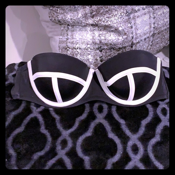 Victoria Secret Color Block push up Bandeau top - Picture 2 of 6